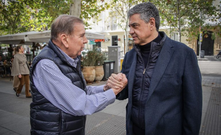  Jorge Macri se reunió con Edmundo González Urrutia, el presidente electo de Venezuela exiliado en Madrid, y pidió que Maduro abandone el cargo que usurpa